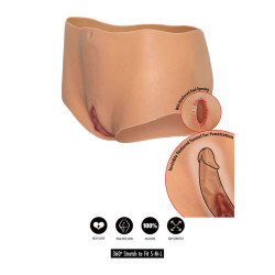 Hidden Desire - Alter Ego Vagin Ouvert Et Cul Slip Taille Moyenne Chair